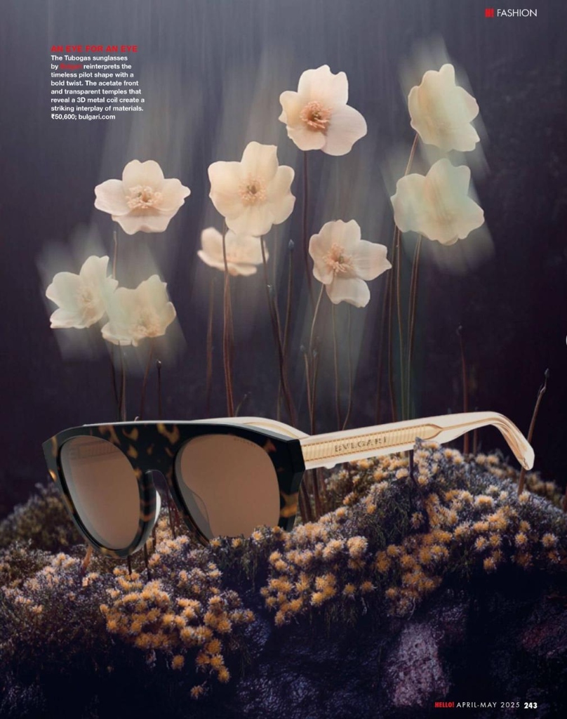 HELLO! Bvlgari Tubogas Sunglasses Feature