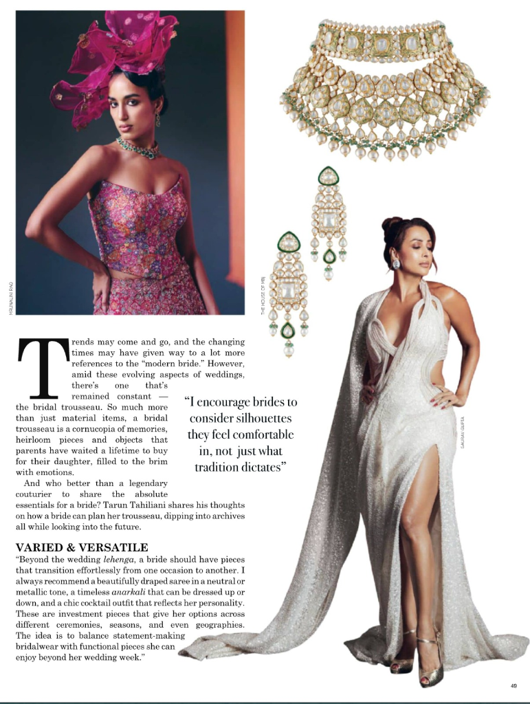 Brides Today Mrunalini Rao Feature